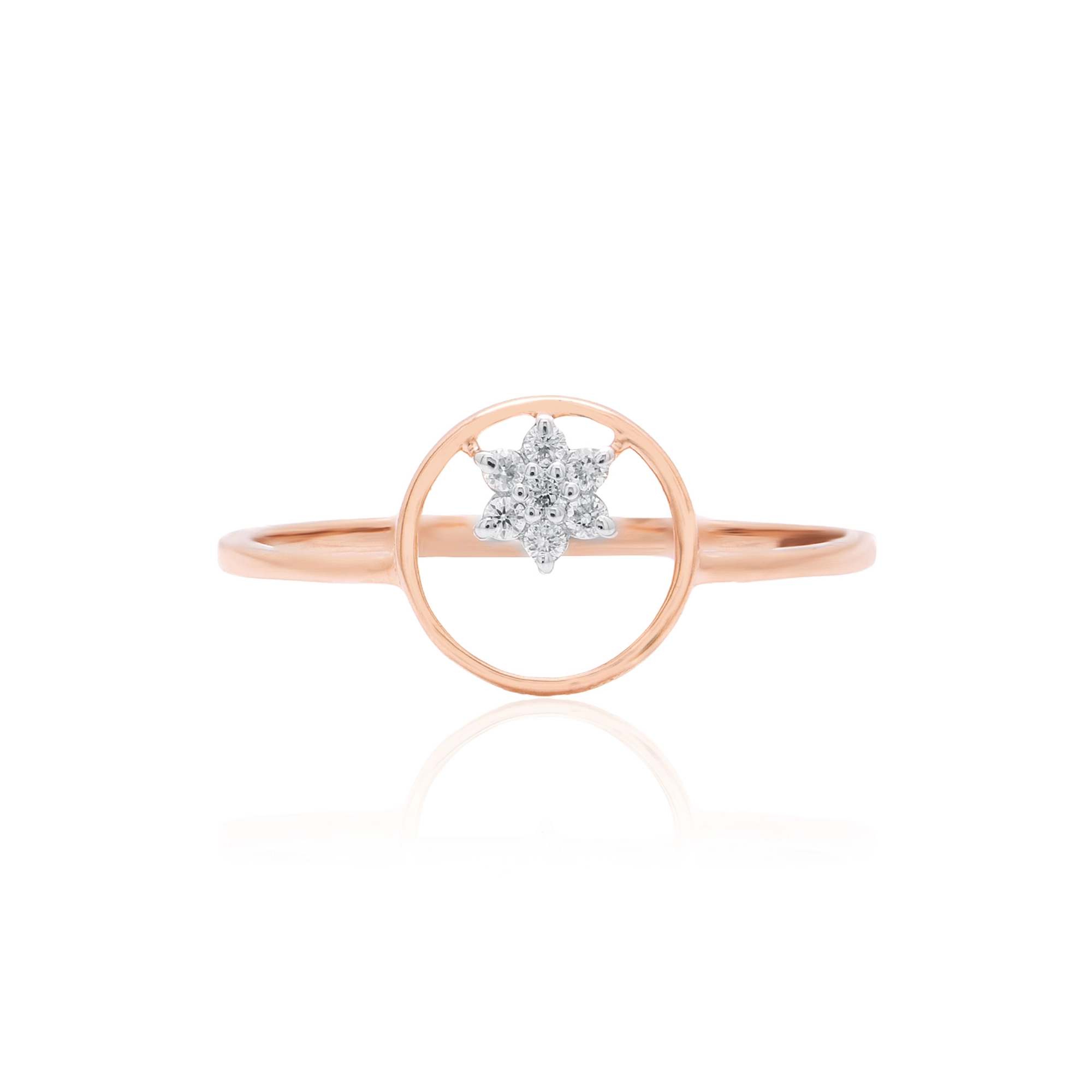 Rose Gold Diamond Ring - Image 2