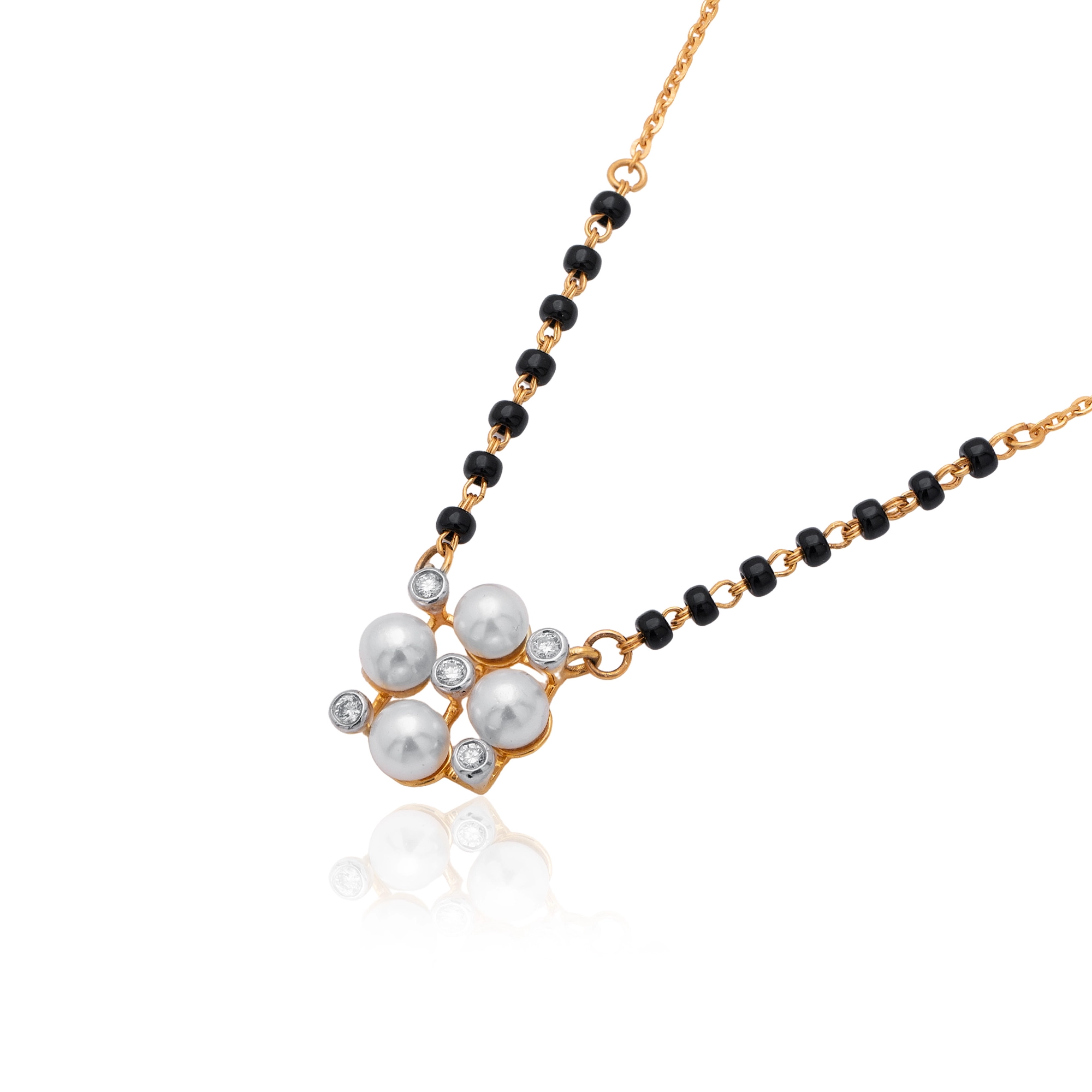 Yellow Gold Diamond Necklace - Image 2