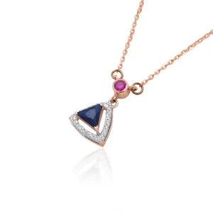 Rose Gold Diamond Necklace