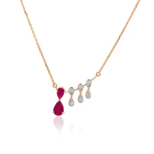 Yellow Gold Diamond Necklace