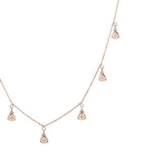 Rose Gold Diamond Necklace