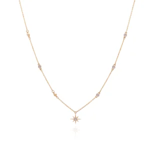 Yellow Gold Diamond Necklace