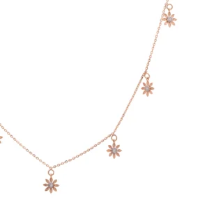 Rose Gold Diamond Necklace