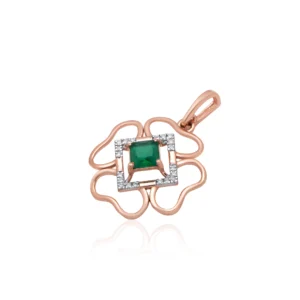 Rose Gold Diamond Pendant