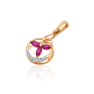Yellow Gold Diamond Pendant