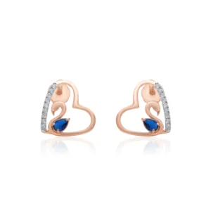 Rose Gold Diamond Earrings