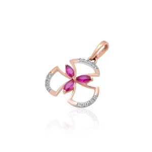 Rose Gold Diamond Pendant