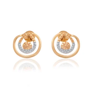 Rose Gold Diamond Earrings