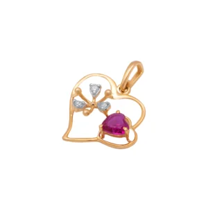 Rose Gold Diamond Pendant