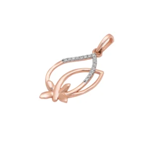 Rose Gold Diamond Pendant