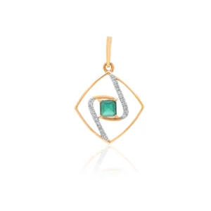 Yellow Gold Diamond Pendant