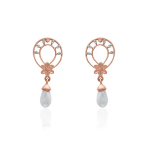 Rose Gold Diamond Earrings