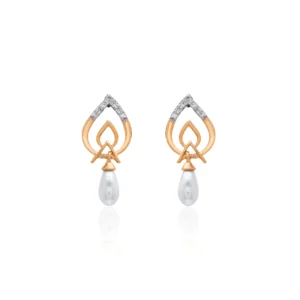 Yellow Gold Diamond Earrings