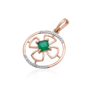 Rose Gold Diamond Pendant