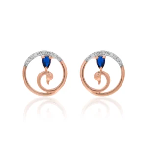 Rose Gold Diamond Earrings