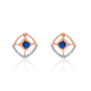 Rose Gold Diamond Earrings