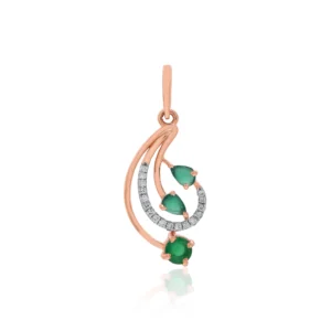 Rose Gold Diamond Pendant