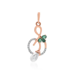 Rose Gold Diamond Pendant