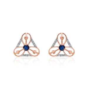Rose Gold Diamond Earrings