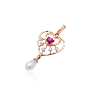 Rose Gold Diamond Pendant