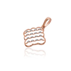 Rose Gold Diamond Pendant