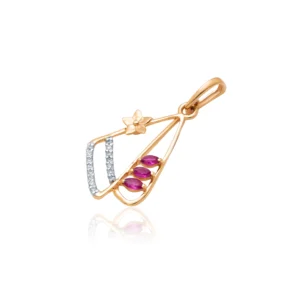 Yellow Gold Diamond Pendant