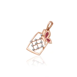 Rose Gold Diamond Pendant