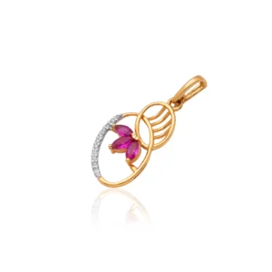 Yellow Gold Diamond Pendant