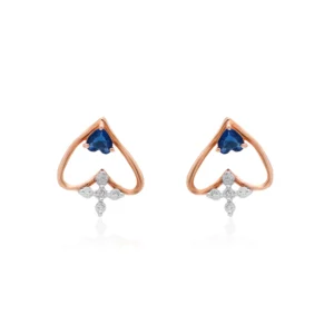 Rose Gold Diamond Earrings