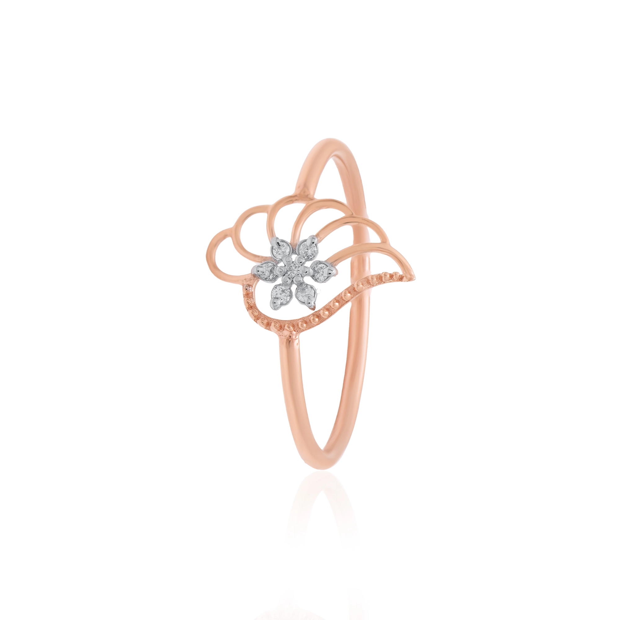 Rose Gold Diamond Ring - Image 3
