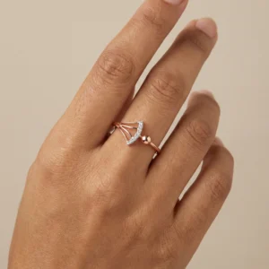 Rose Gold Diamond Ring