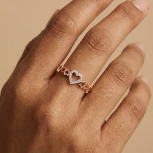 Rose Gold Diamond Ring