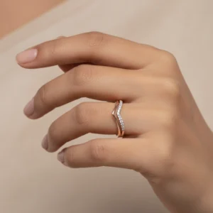 Rose Gold Diamond Ring