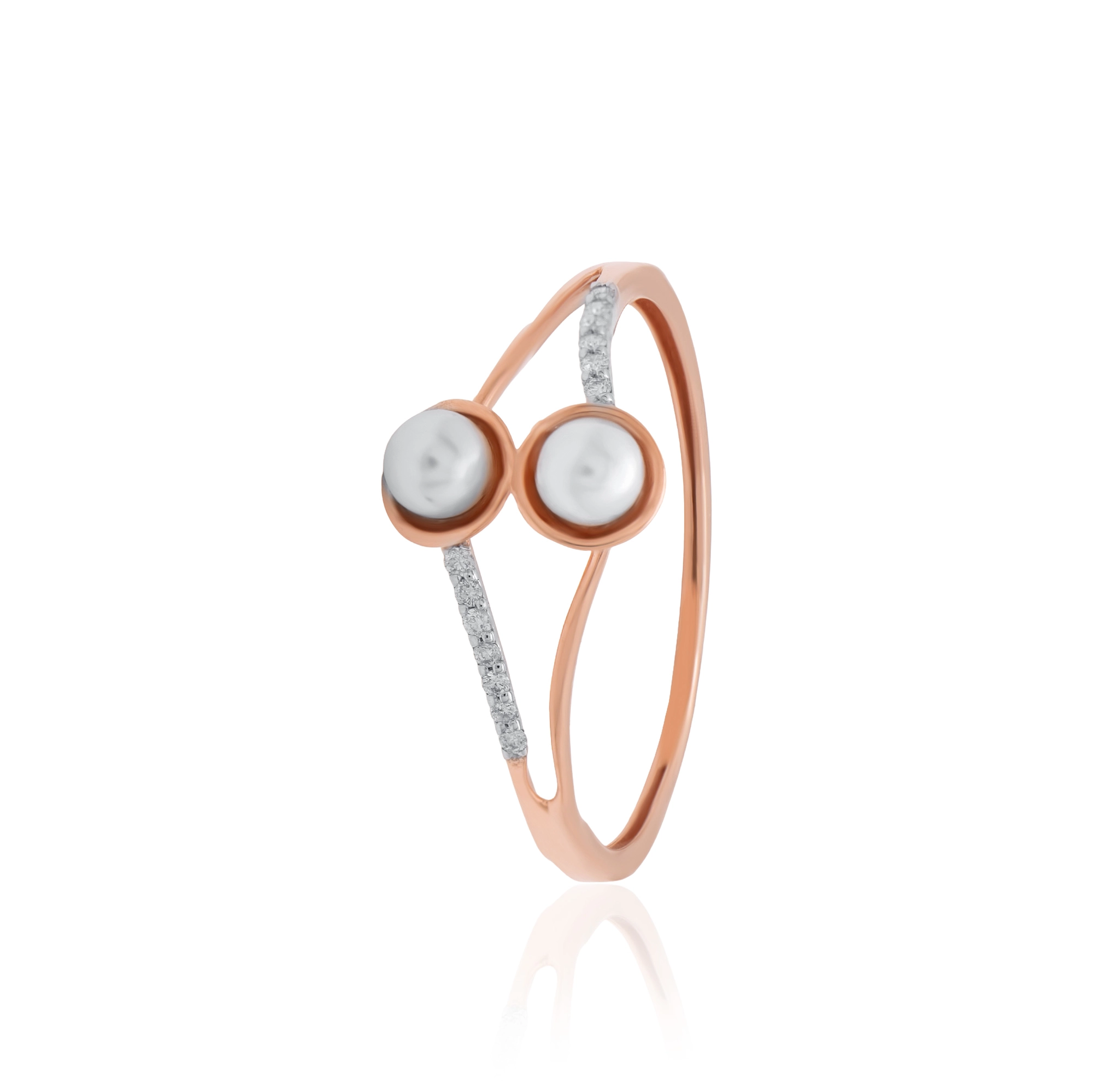 Rose Gold Diamond Ring - Image 3