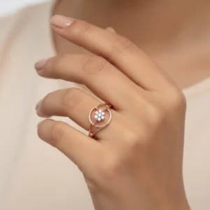 Rose Gold Diamond Ring