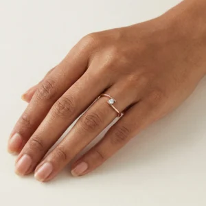 Rose Gold Diamond Ring