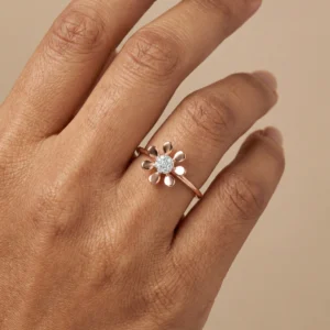 Rose Gold Diamond Ring