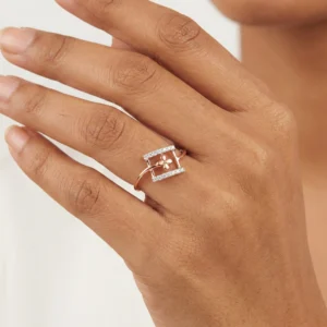Rose Gold Diamond Ring