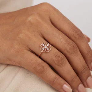 Rose Gold Diamond Ring