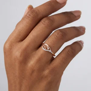 Rose Gold Diamond Ring
