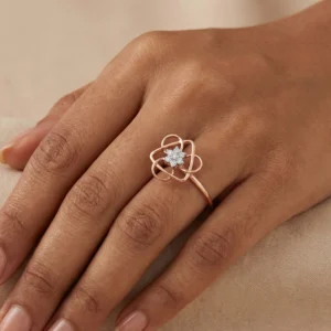 Rose Gold Diamond Ring
