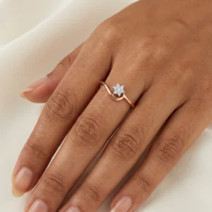 Rose Gold Diamond Ring