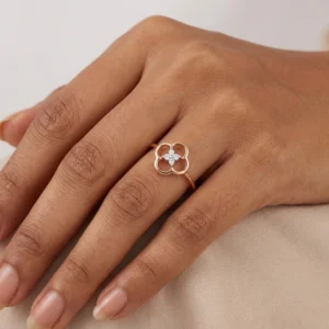 Rose Gold Diamond Ring