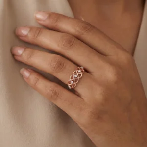 Rose Gold Diamond Ring
