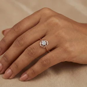 Rose Gold Diamond Ring