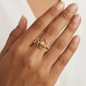Rose Gold Diamond Ring
