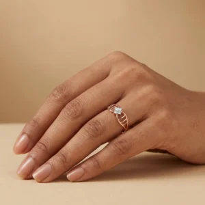 Rose Gold Diamond Ring