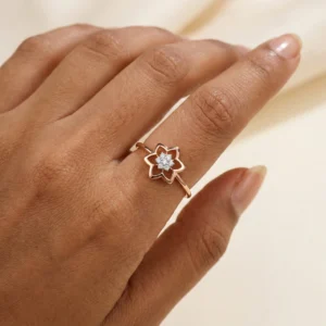 Rose Gold Diamond Ring