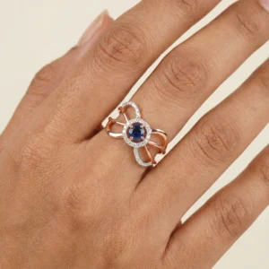 Rose Gold Diamond Ring