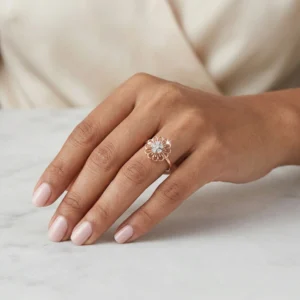 Rose Gold Diamond Ring